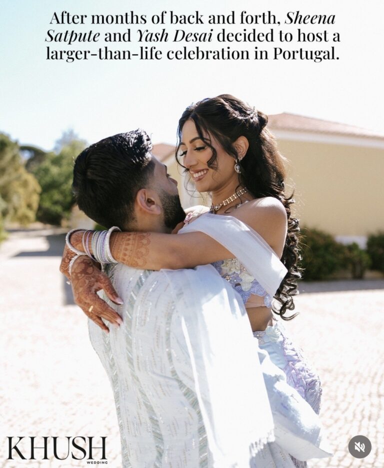 Sheena Satpute and Yash Desai - Portugal Wedding - Netri Aggarwal Label 2