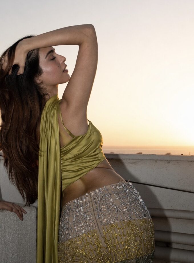 The Nile Skirt + silk bralet & silk stole